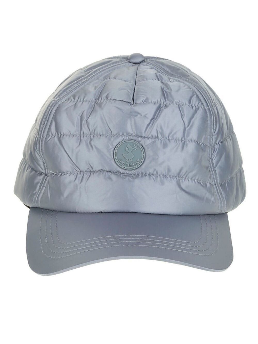 SAVE THE DUCK  Quilted baseball cap in Silver  xs/sm NEW
